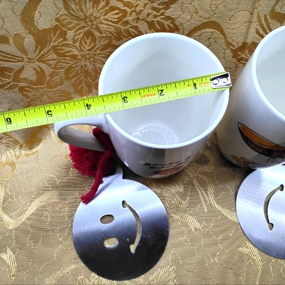 Set of 2 ~ NWT Mug & Stencil Set - Mushroom - Picture 7 of 10